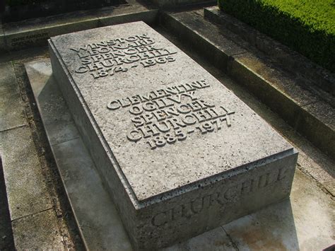 winston churchill's grave